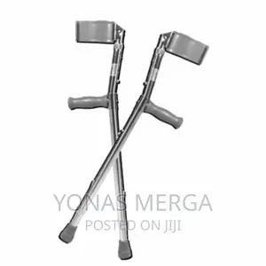 Photo - DIBAKO Adult Crutches Folding Elbow Arm Crutch, Foldable