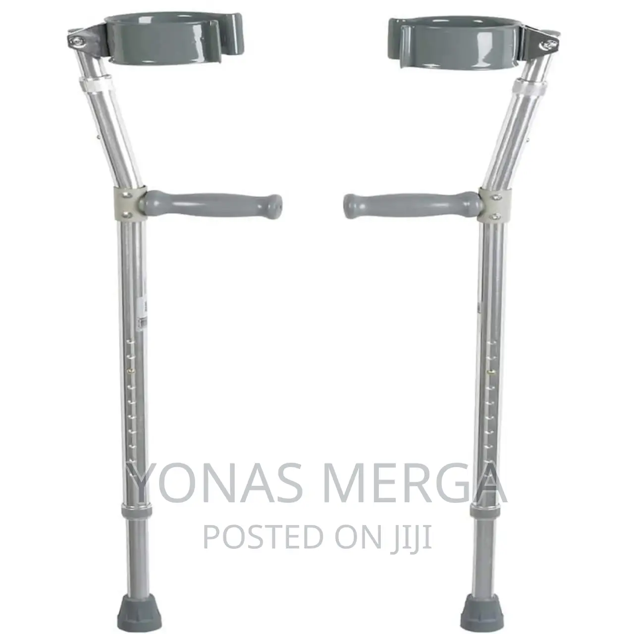 Crutche Forearm Cane_disabled Senior,Adult:5"-6"(Silver)