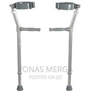 Photo - Crutche Forearm Cane_disabled Senior,Adult:5"-6"(Silver)