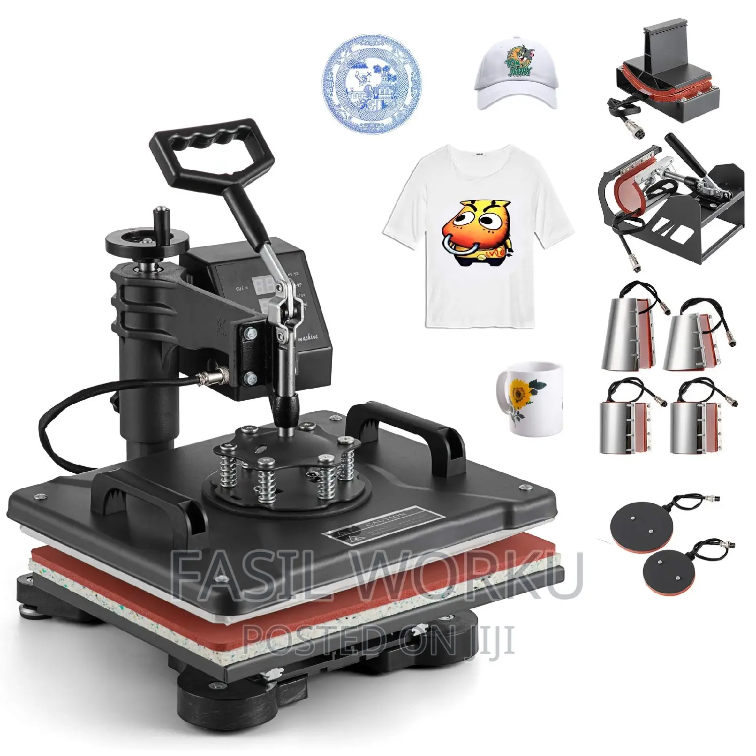 8in1 Combo Heat Press Machine