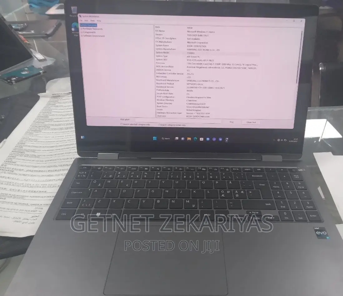 New Samsung Galaxy Book3 360 15 NP750QFG 16GB Intel Core I7 SSD 512GB