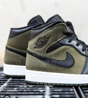Premium Quality Nike Air Jordan 1 Olive Canvas