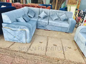 L Shape Corner Sofa Made of Wooden Material Withe High Quali