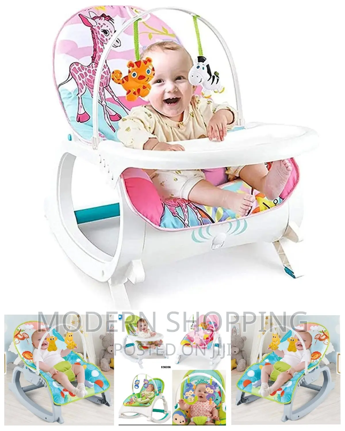 3 in 1 Newborn to Toddler Rocker