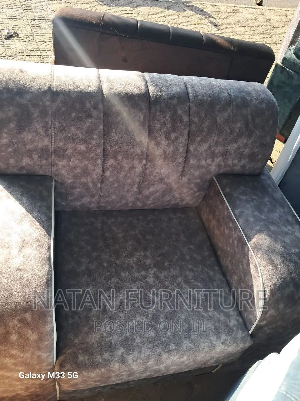 L-Shape Corner Sofa Made of Wooden Material