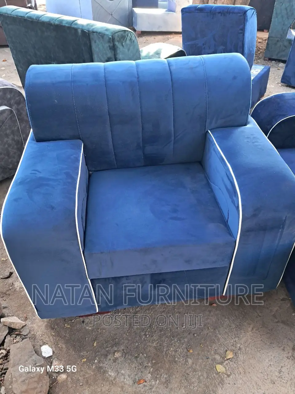 L-Shape Corner Sofa Made of Wooden Material