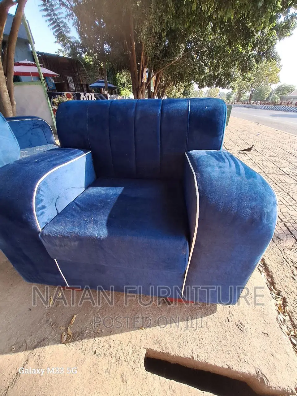 L-Shape Corner Sofa Made of Wooden Material