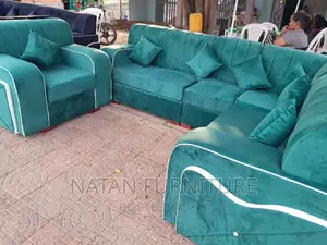 Corner L Shape Aofa Made of Woden Materi