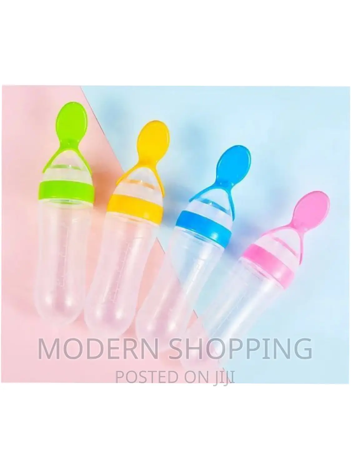 Silcone Bottle Spoon Feeder የልጆች መመገቢያ የጡጦ ማንኪያ
