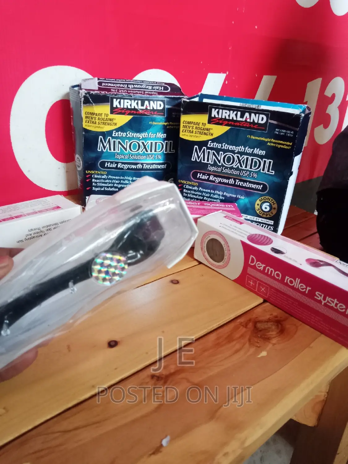 Minoxidil + Derma Roller