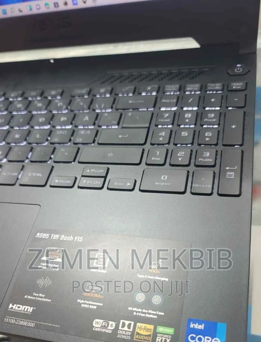 New Laptop Asus TUF Dash F15 16GB Intel Core I7 SSD 1T
