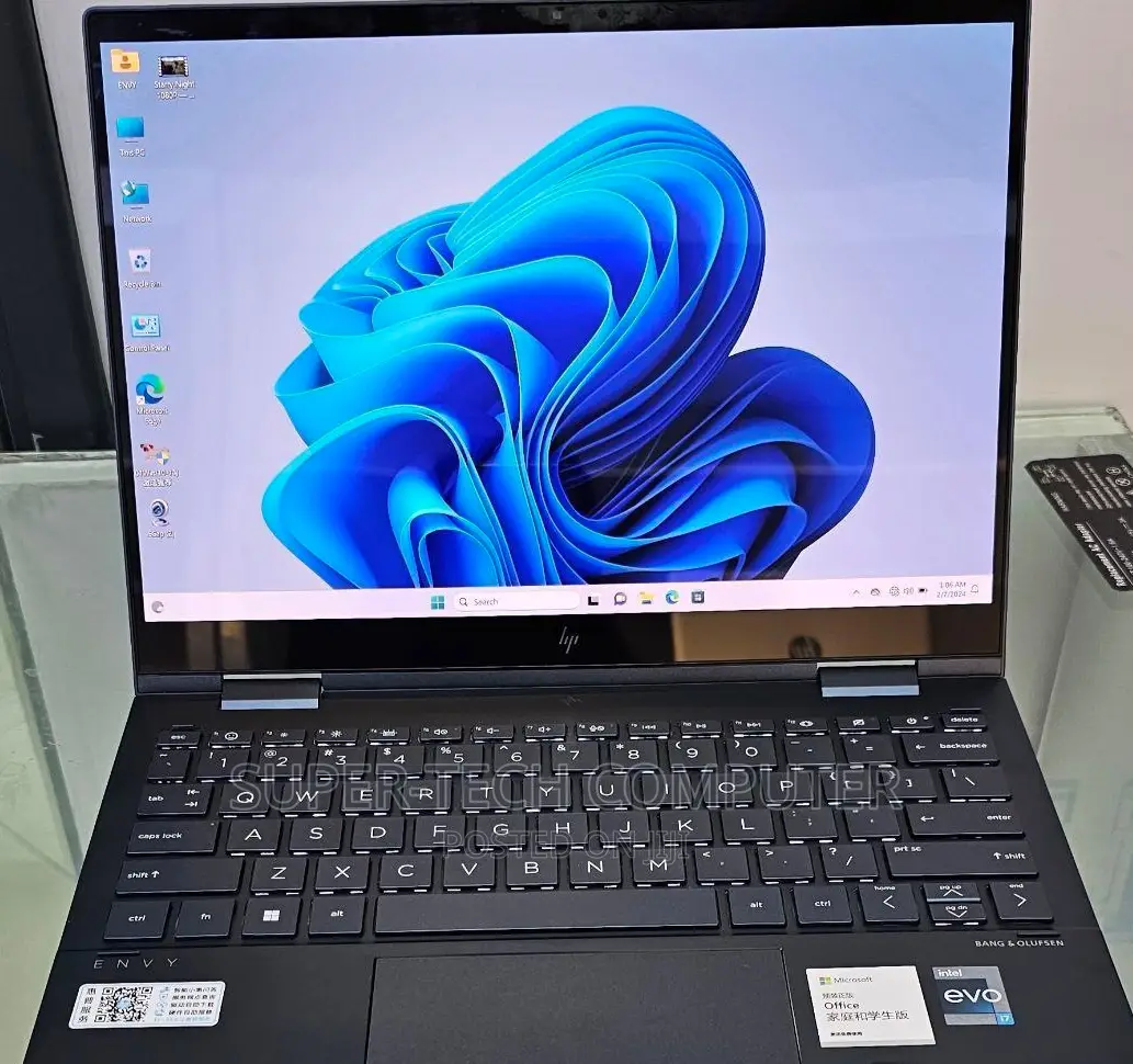 New Laptop HP Envy X360 16GB Intel Core I7 SSD 1T