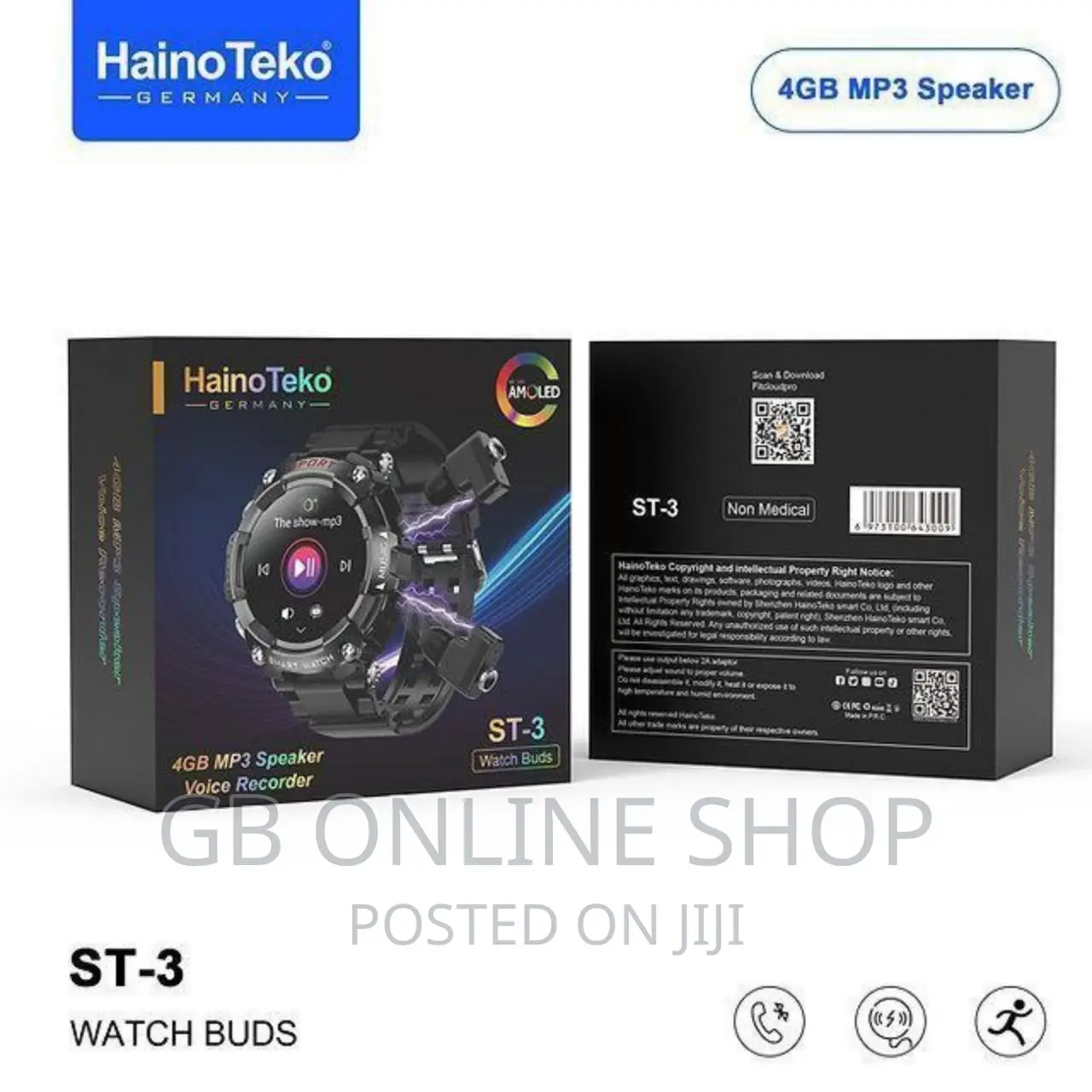 Haino Teko Germany ST-3 Buds Watch