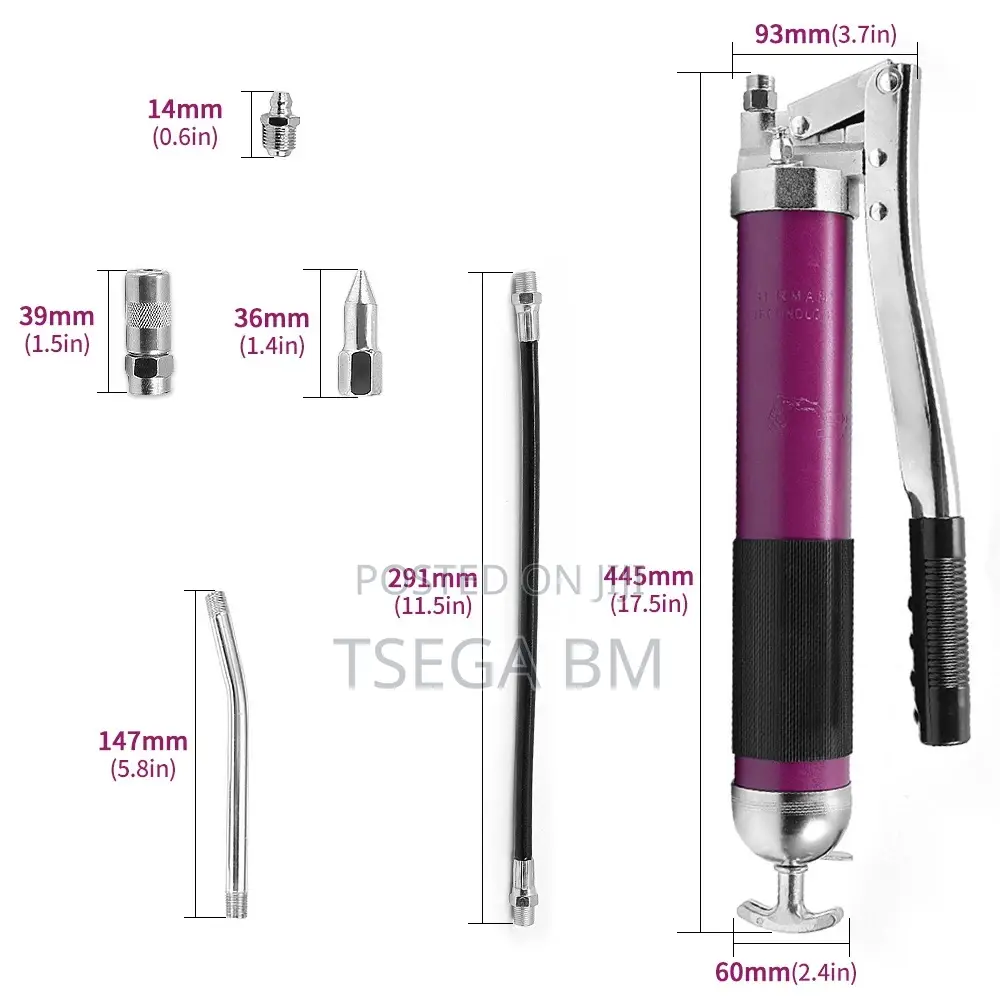 900cc Double Piston Grease Gun