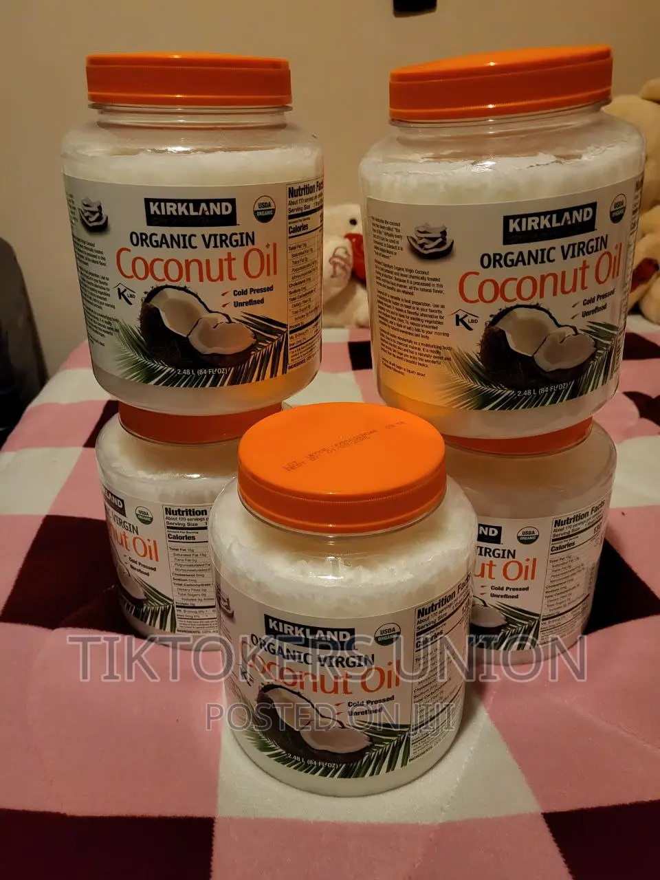 Kirkland Organic Virgin Coconut Oil 2.4kg