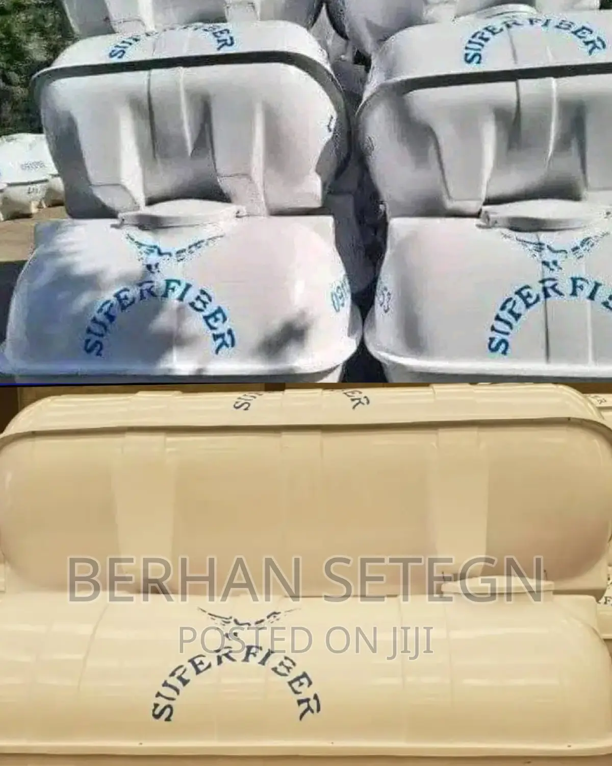 ሱፐር የውሀ ታንከር ፋብሪካ Super Fiber Glass Water Tanker PLC