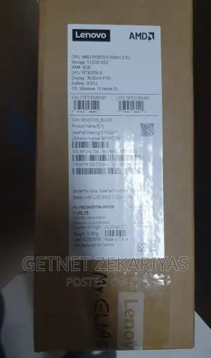 Photo - New Laptop Lenovo IdeaPad 130 8GB AMD Ryzen 5 SSD 512GB