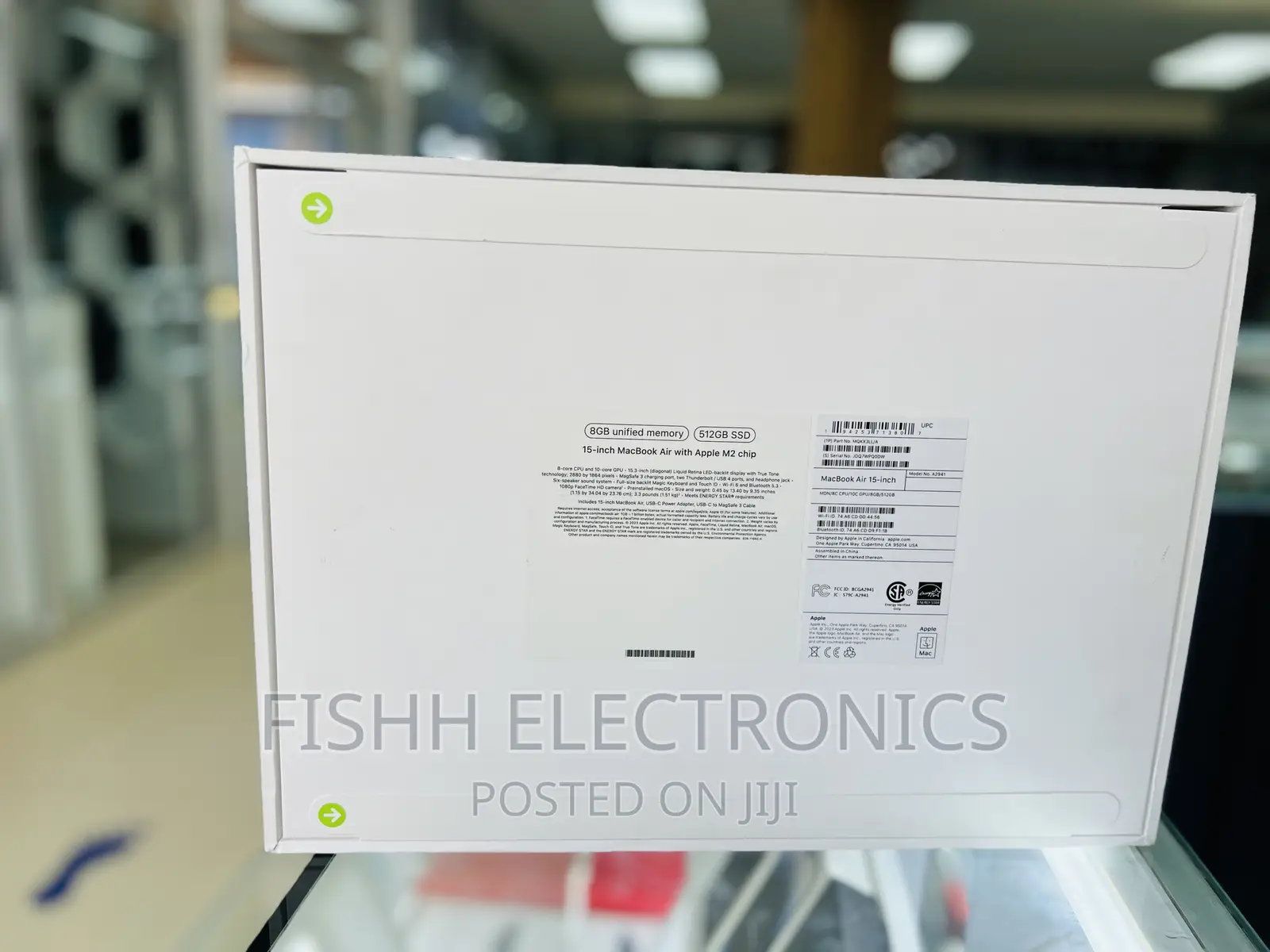 New Laptop Apple MacBook Air 2022 M2 8GB Apple M2 SSD 512GB