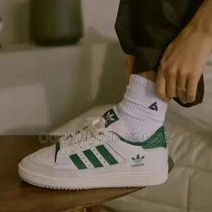 Photo - Adidas Centennial 85 LO Cloud White Green/Cream Shoes