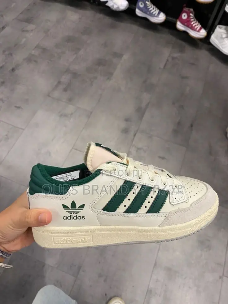 Adidas Centennial 85 LO Cloud White Green/Cream Shoes
