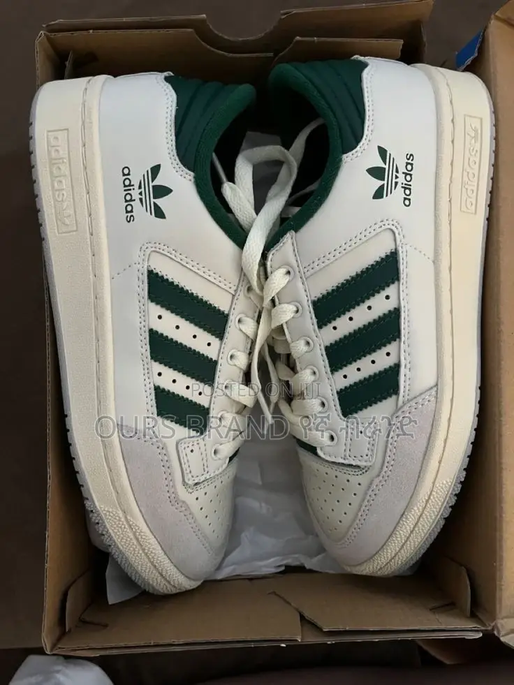 Adidas Centennial 85 LO Cloud White Green/Cream Shoes