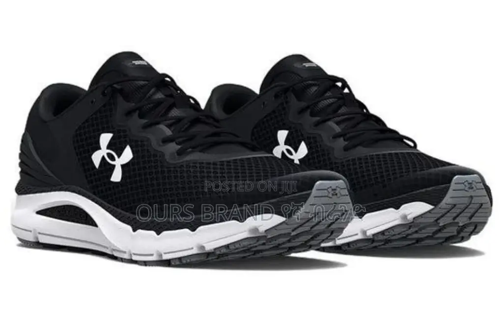 Under Armour Charged Intake 5 'Black White' Shoes