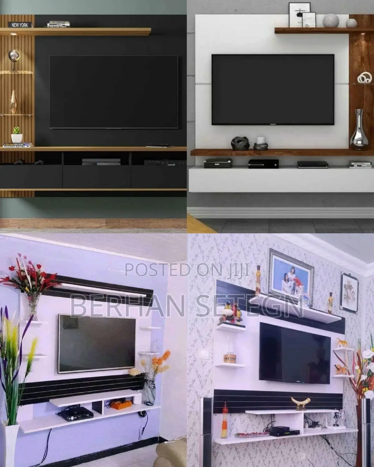 Wall Mounted Tv Stands ግድግዳ ላይ የሚለጠፉ ቲቪ ስታንዶች