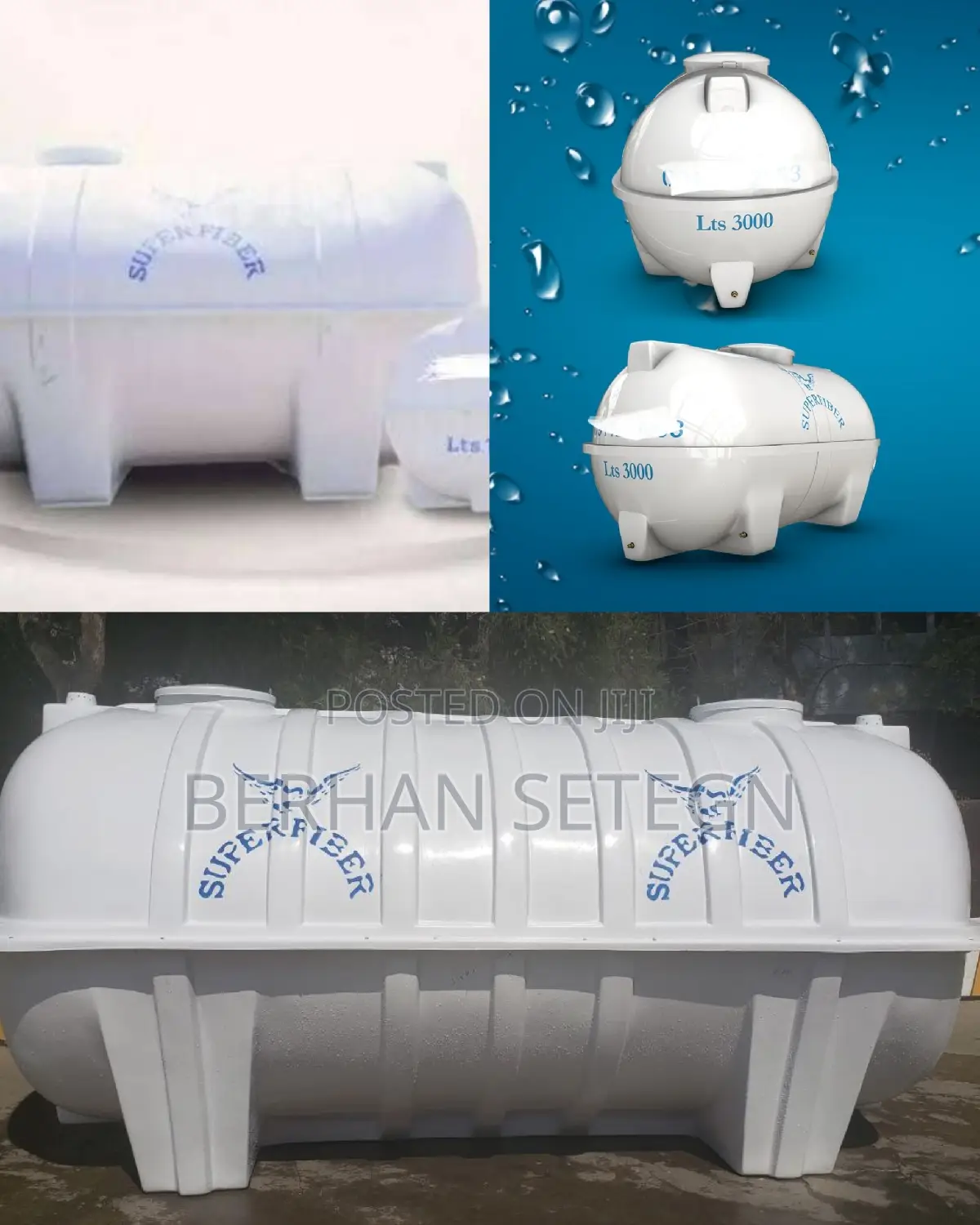 ሱፐር የውሀ ታንከር ፋብሪካ Super Fiber Water Tanker PLC