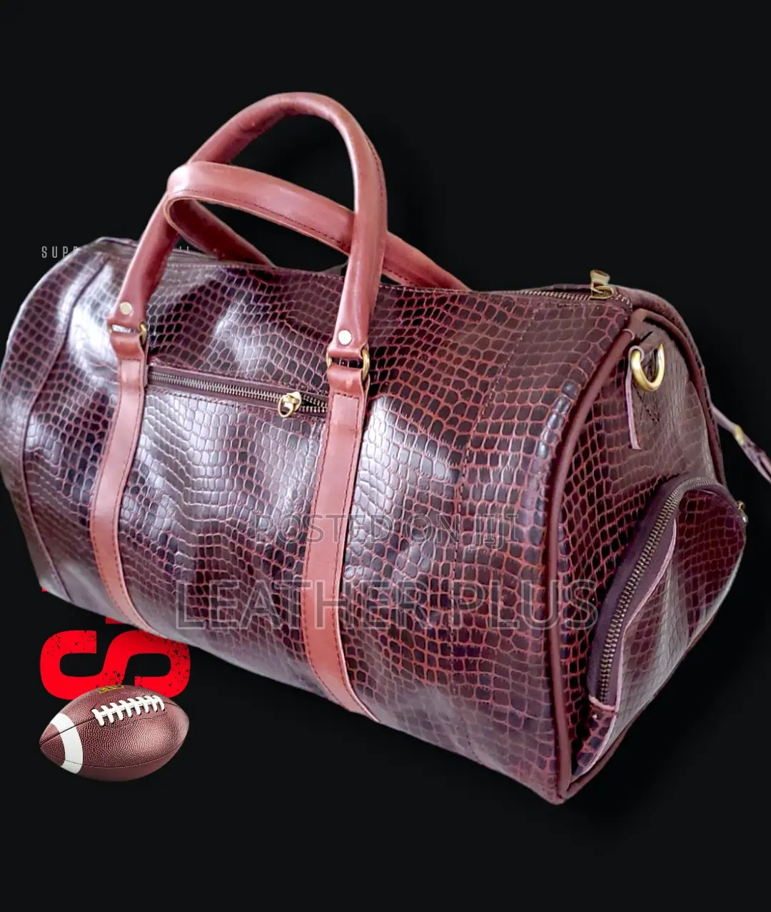 Leather Gym or Weekend Travel Bag