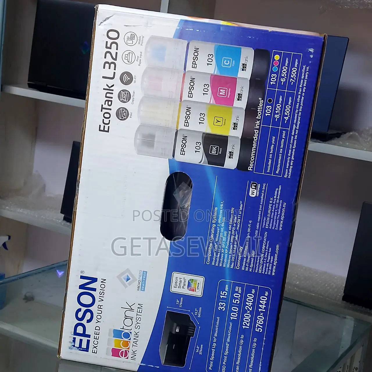 Epson Eco Tank L3250 Wifi All in One Link Tank Color