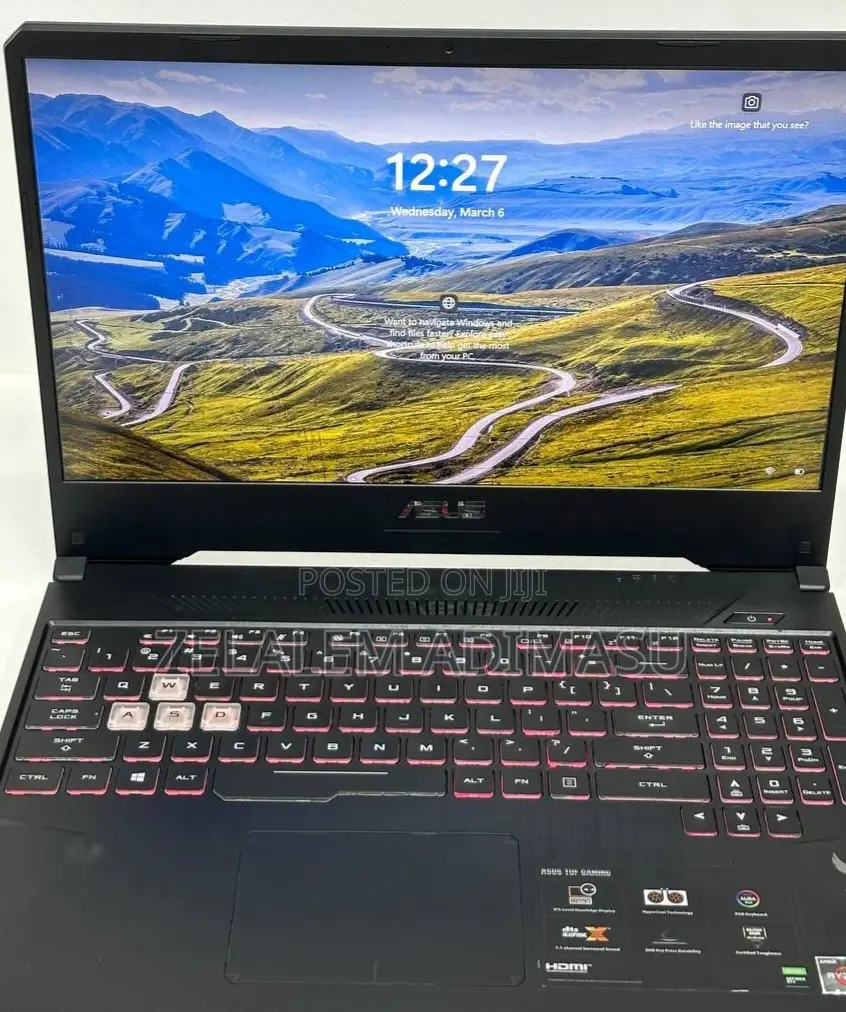New Laptop Asus TUF Gaming A15 16GB AMD Ryzen 7 SSD 512GB