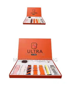 7in1 Ultra Smart Watch With 7 Straps