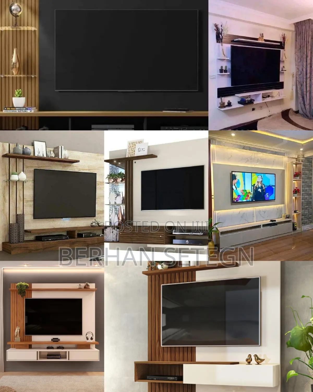 Wall Mounted Tv Stands ግድግዳ ላይ የሚለጠፉ ቲቪ ስታንዶች