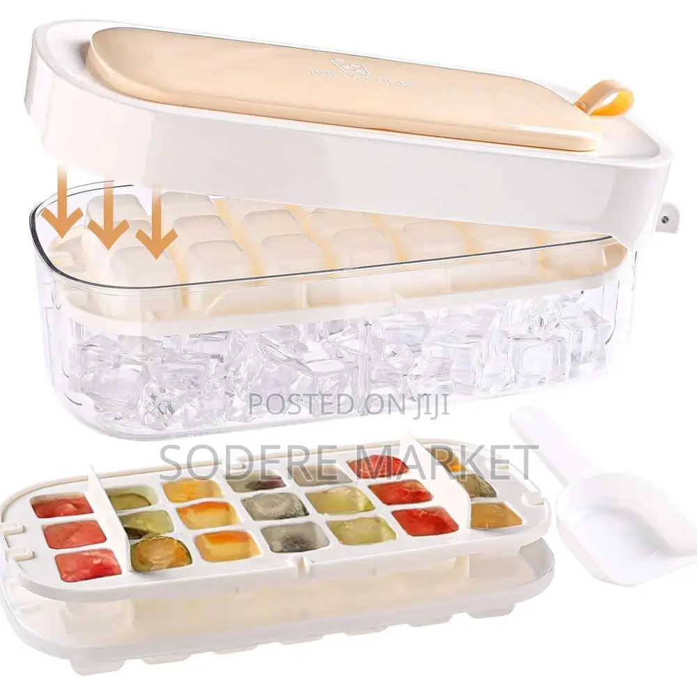 2 Layered Ice Tray for Freezer