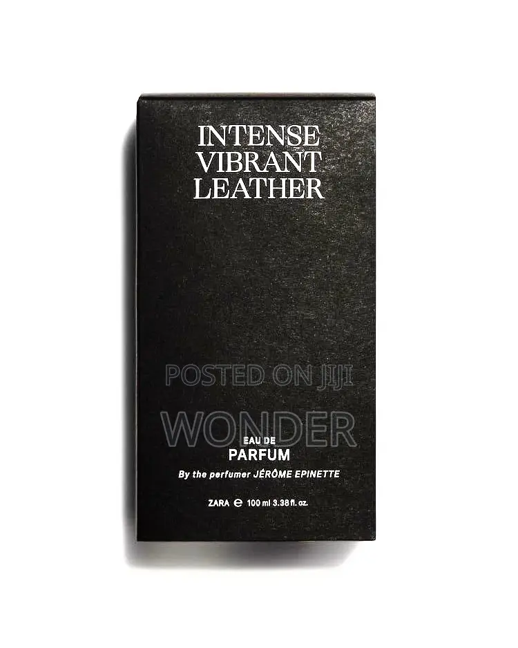 ZARA Intense Vibrant Leather EDP 100ml (3.4 Fl. Oz).