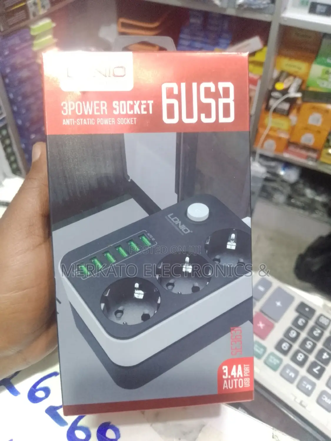 Adapter 3 Power Socket 6 Usb Port | LDNIO Divider