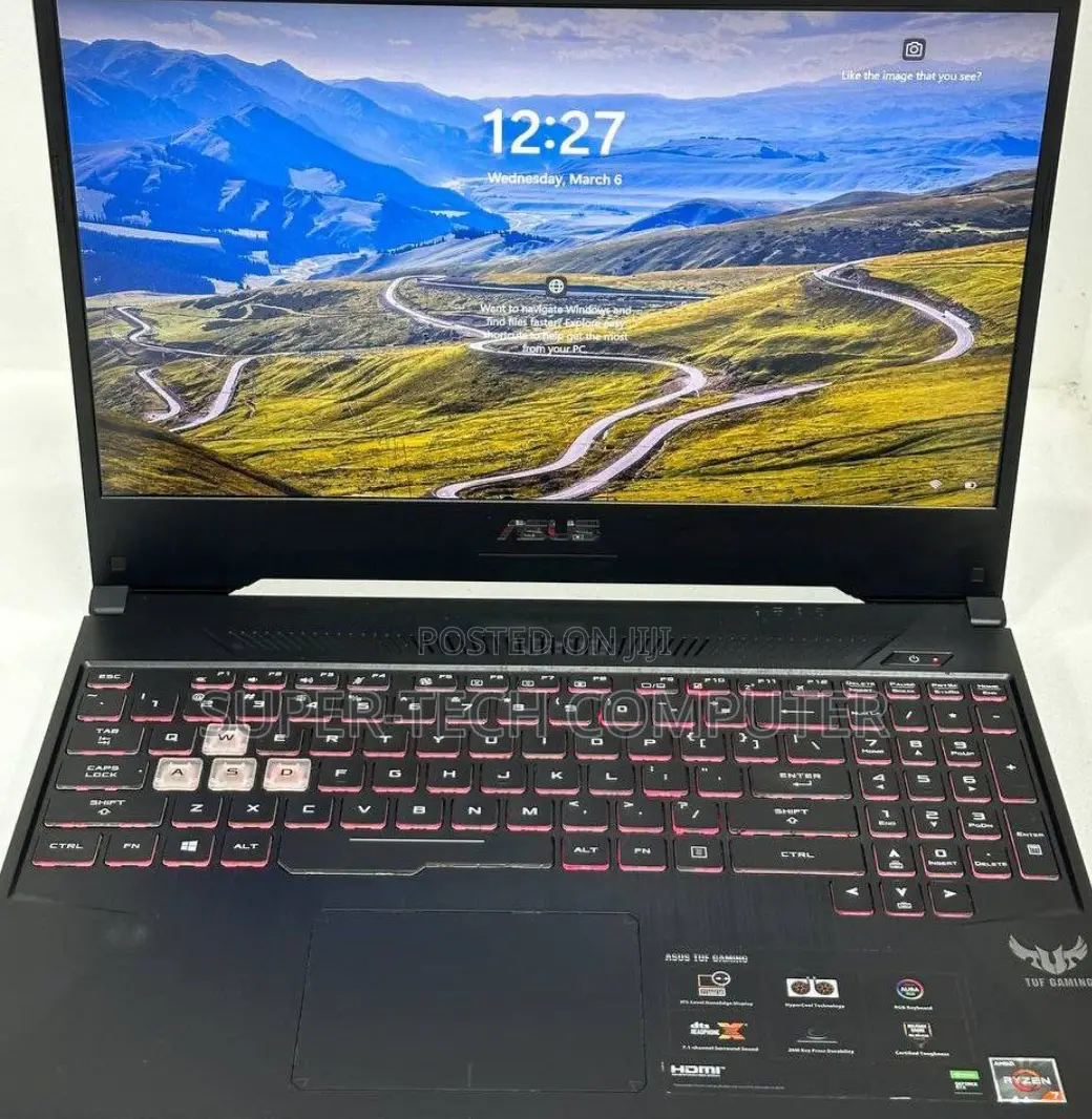 New Laptop Asus TUF Gaming A15 16GB AMD Ryzen 7 SSD 512GB