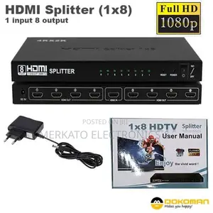HDMI Splitter 1×8 HDTV Splitter | 1080HD