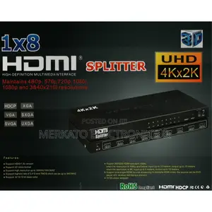 Photo - HDMI Splitter 1× 8 Port UHD ×
