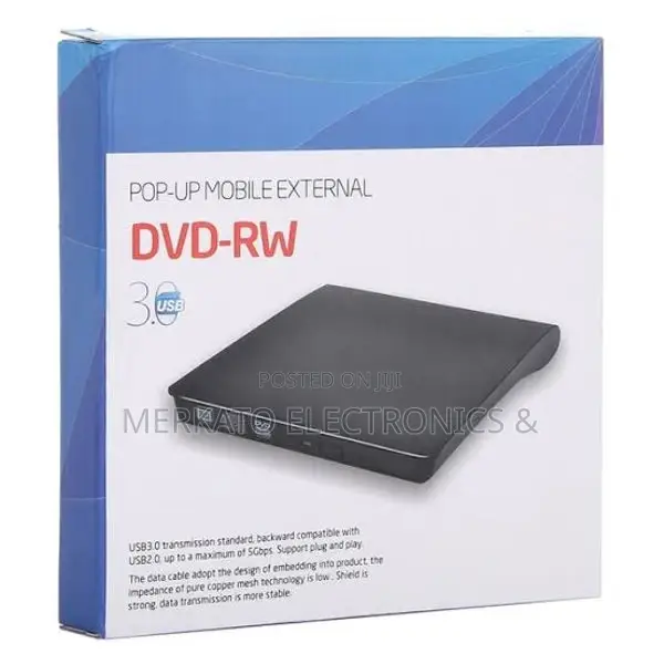 Pop-Up Mobile External DVD -Rw