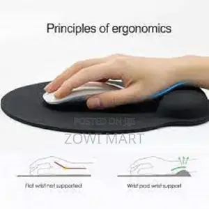 Wrist Rest Comfort Gel Mouse Pad Ergonomically Designed