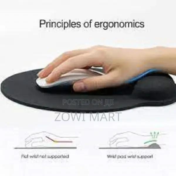 Wrist Rest Comfort Gel Mouse Pad Ergonomically Designed