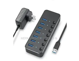 7 Port 3.0 USB on Off Switch