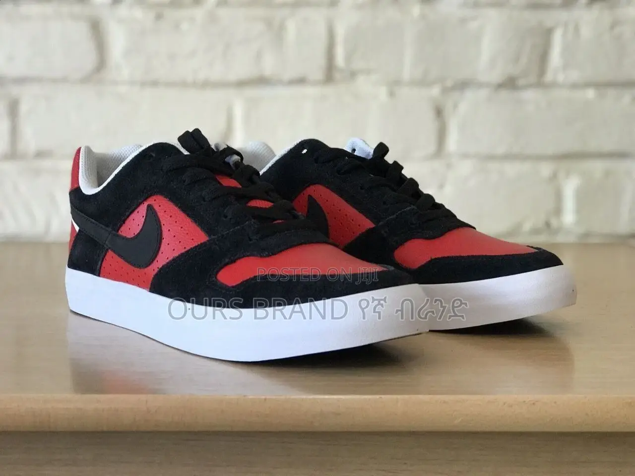 Nike SB Delta Force Vulcan Bred Black Red Shoes