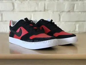 Nike SB Delta Force Vulcan Bred Black Red Shoes