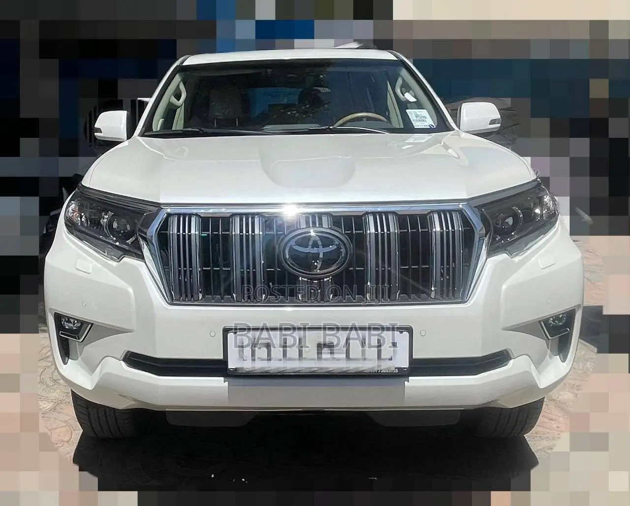 New Toyota Land Cruiser Prado 2024 White