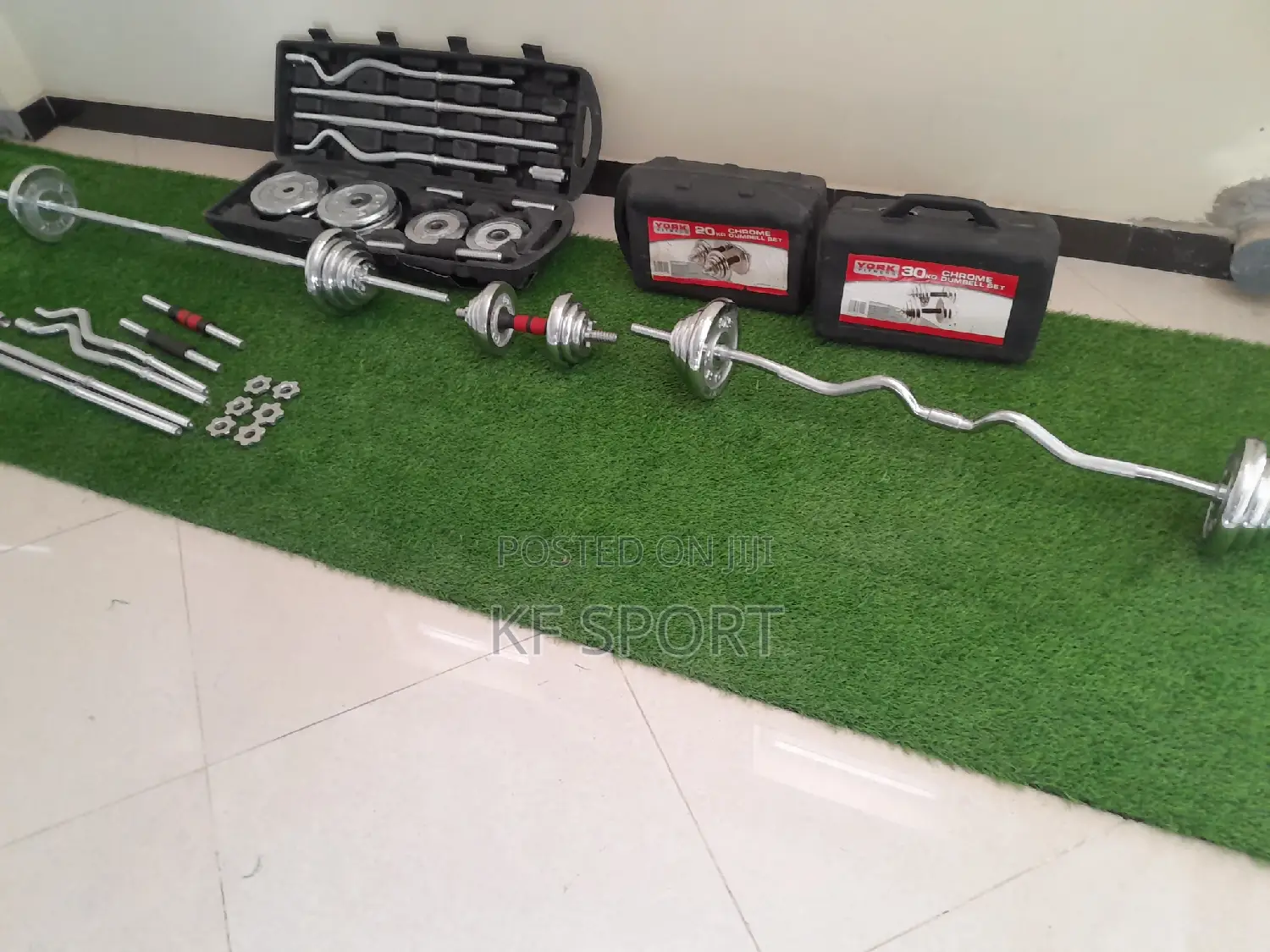 ተገጣጣሚ ዳምፔልና ባርቤል በቅናሽ ( York)