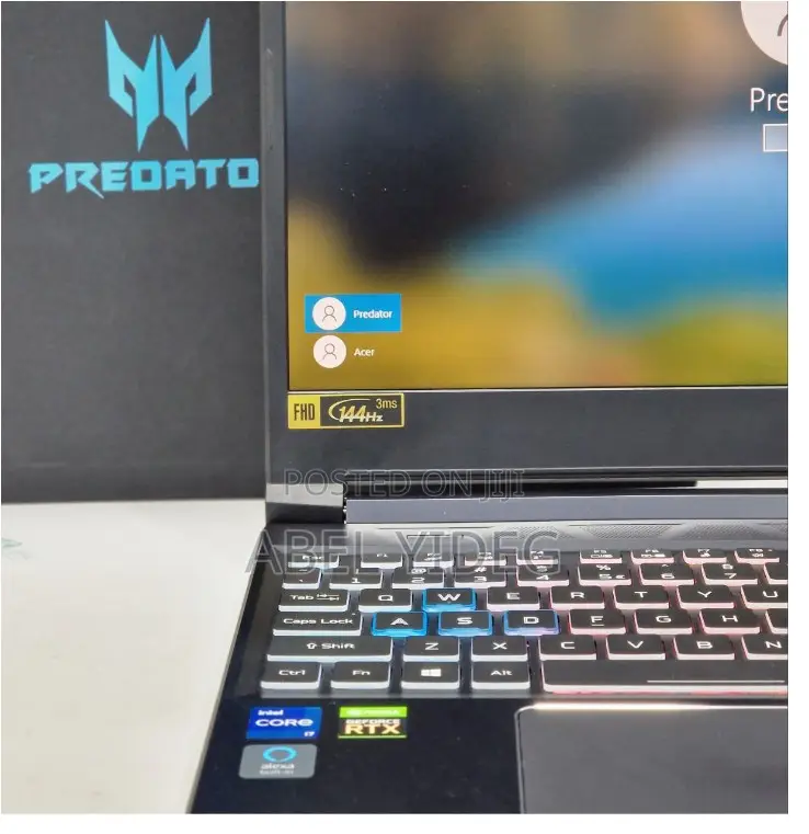 New Laptop Acer Predator Helios 300 16GB Intel Core I7 SSD 512GB