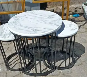 Photo - በብረት የተሰሩ ባለ 3 ኮፊ ቴብሎች