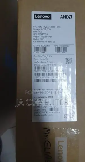 New Laptop Lenovo Ideapad 3 8GB Intel Core I7 SSD 512GB